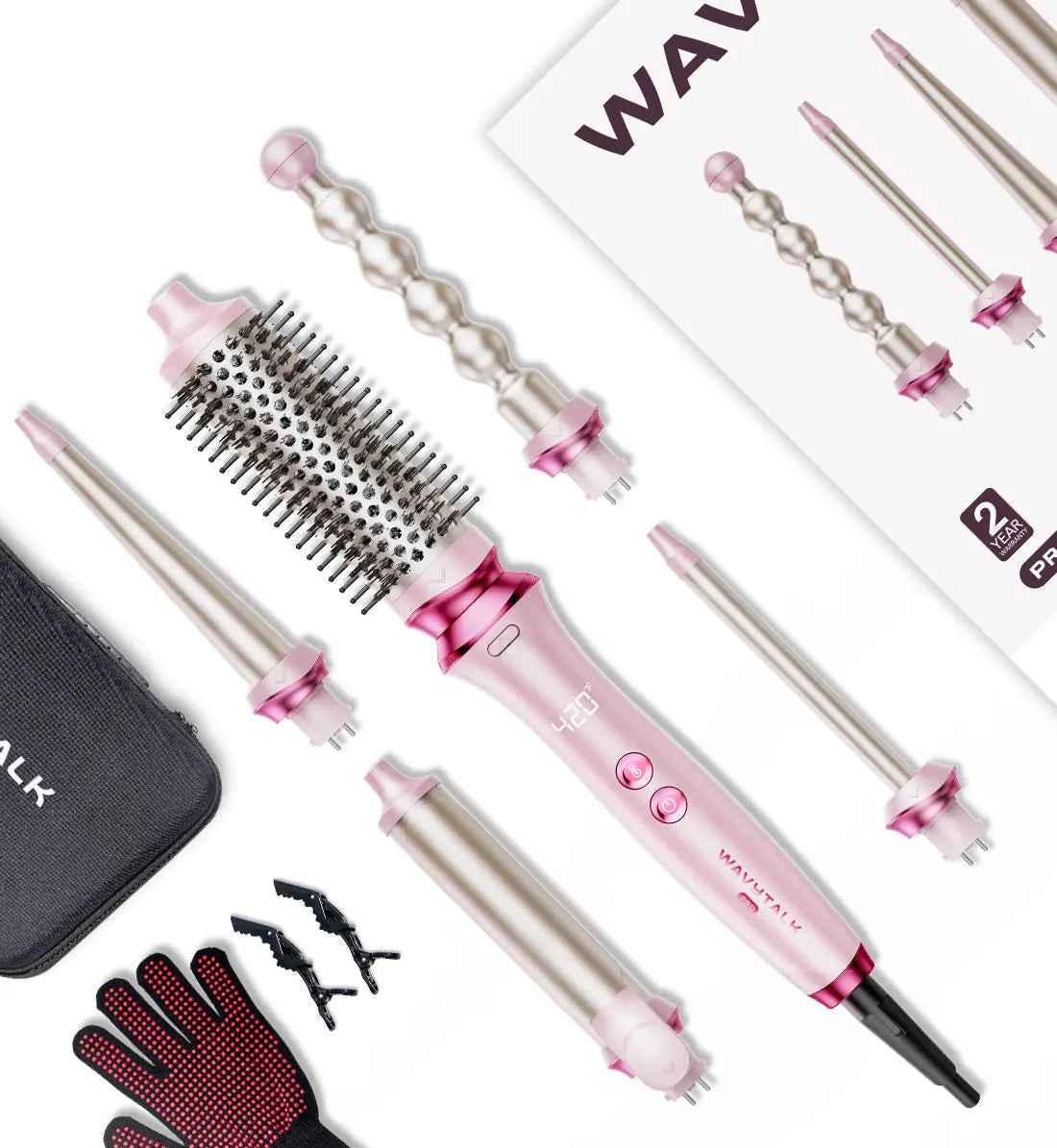 Wavytalk Heatwave Pro Multi-Curl - 5 accesorios per rizador de pelo | Wavy24