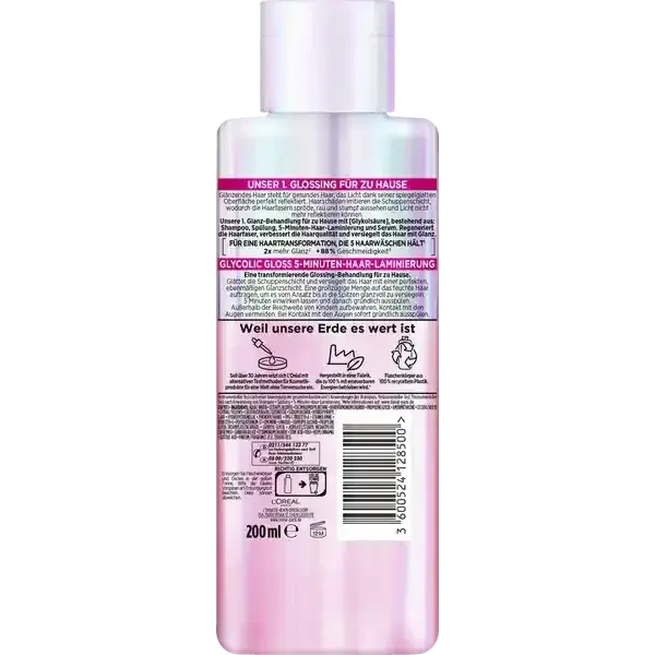 L’Oréal Paris Elvital Glycolic Gloss 5 Minuten laminazione capelli - 200 ml