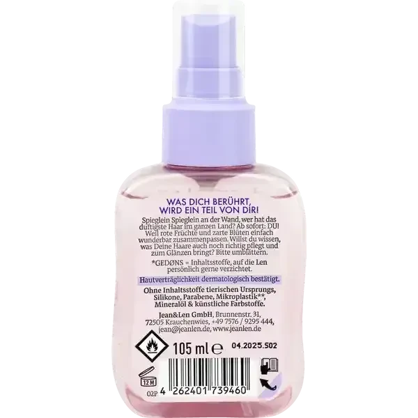 Jean&Len profumo per capelli You blossom my heart - 105 ml