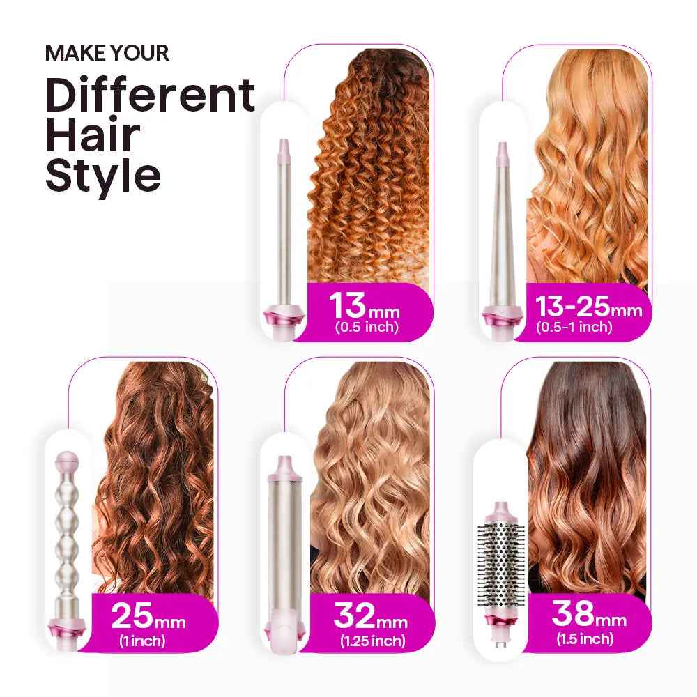 Wavytalk Heatwave Pro Multi-Curl - 5 accesorios per rizador de pelo | Wavy24