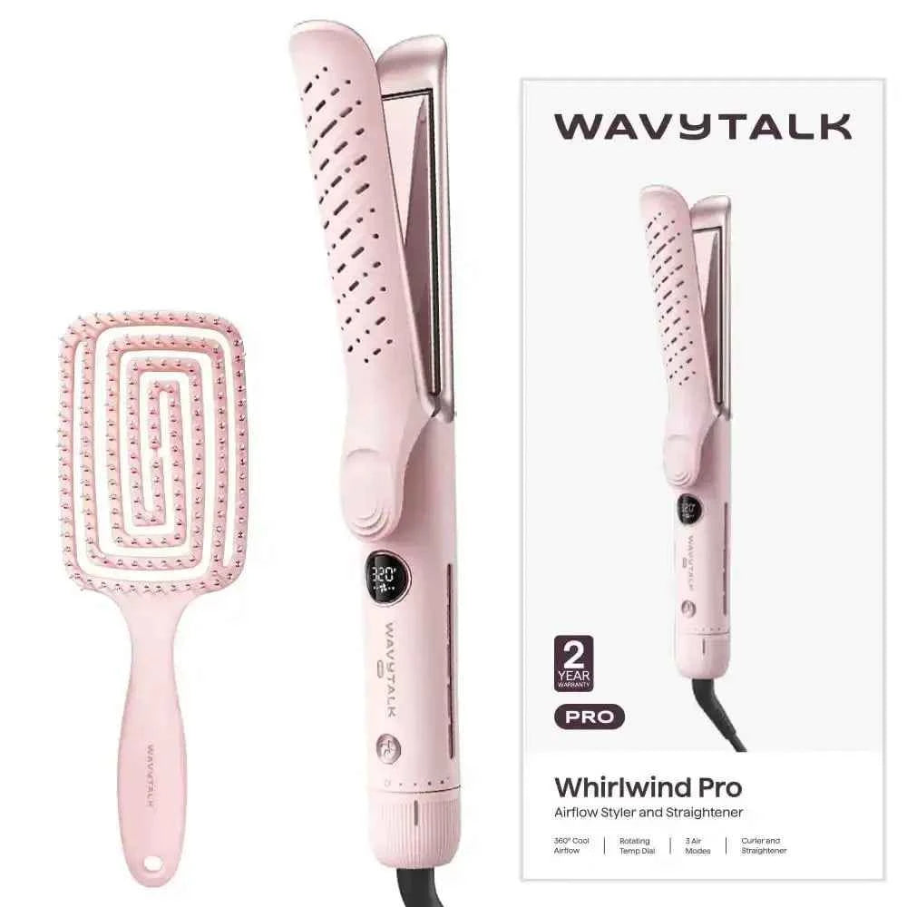 Wavytalk Whirlwind Pro - rizos y brillo - plancha de pelo