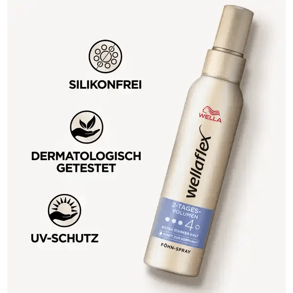 Wella Wellaflex - 2 - Tages - Volumen Föhnspray - Wavy24