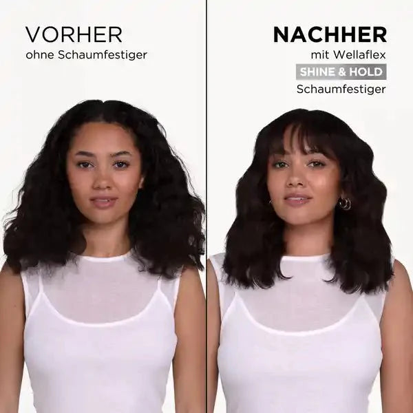 Wella Wellaflex - Shine & Hold Schaumfestiger - Wavy24