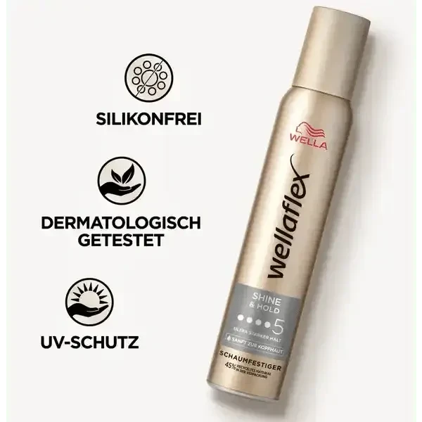 Wella Wellaflex - Foam shine &amp; Fixation 